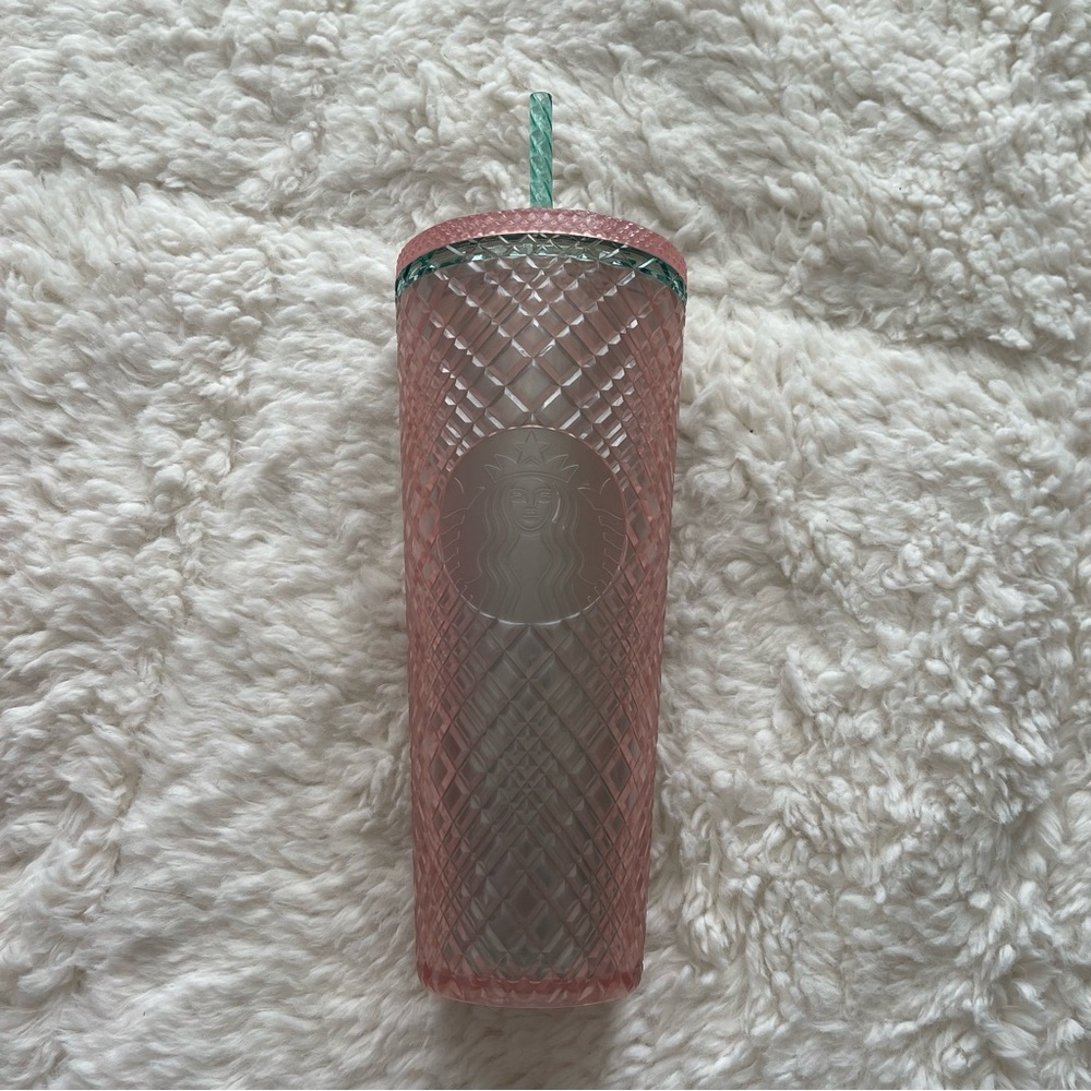 Starbucks Venti 24oz Pink Crystal Cold Cup Tumbler